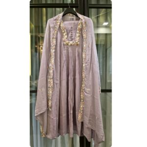 Lavender Three piece kurti set